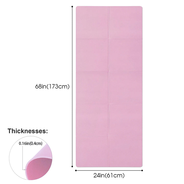 4mm Thick EVA Yoga Mat – Anti-Slip Fitness Mat for Yoga, Pilates, & Gymnastics