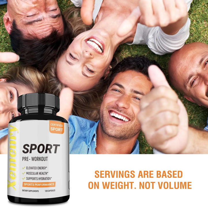 Pre-Workout Supplement – 120 Capsules to Build Muscle, Boost Performance & Support Post-Workout Recovery