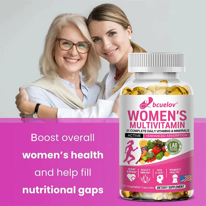 Multivitamin & Mineral Supplement – Antioxidant Support, Enhanced Nutrient Absorption, Heart & Natural Energy Support