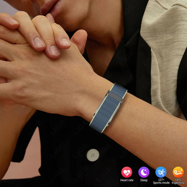 LIGE 2025 Smart Band Watch – Heart Rate & Health Monitoring Fitness Tracker, Pedometer, Sport Smartwatch for Men & Women