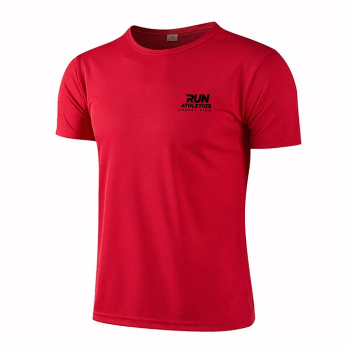 Men's Quick-Drying Sports T-Shirt – High-Quality Fitness & Running Apparel, Short Sleeve Activewear