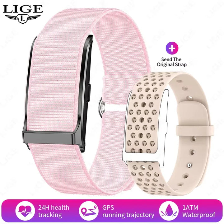 LIGE 2025 Smart Band Watch – Heart Rate & Health Monitoring Fitness Tracker, Pedometer, Sport Smartwatch for Men & Women