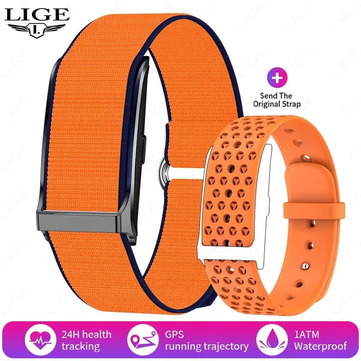LIGE 2025 Smart Band Watch – Heart Rate & Health Monitoring Fitness Tracker, Pedometer, Sport Smartwatch for Men & Women