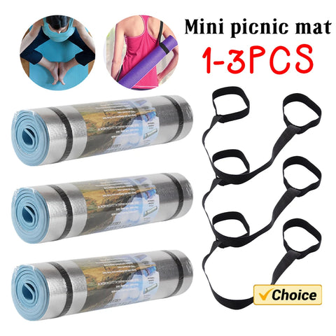 71"x20" 6mm Thick EVA Yoga Mat – Moisture-Proof, Lightweight & Multifunctional Outdoor Camping & Picnic Mat