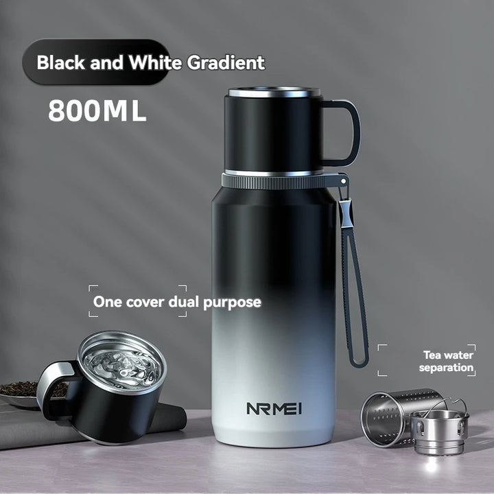 1.5L Stainless Steel Thermos Water Bottle – Vacuum Flask for Hot Coffee, Tea & Cold Drinks, Heat Preservation Tumbler