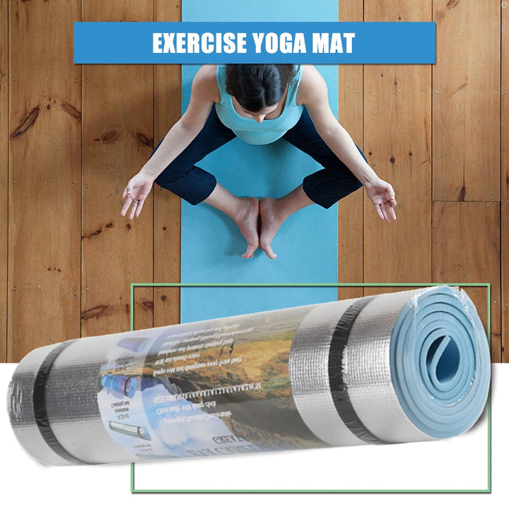 71"x20" 6mm Thick EVA Yoga Mat – Moisture-Proof, Lightweight & Multifunctional Outdoor Camping & Picnic Mat