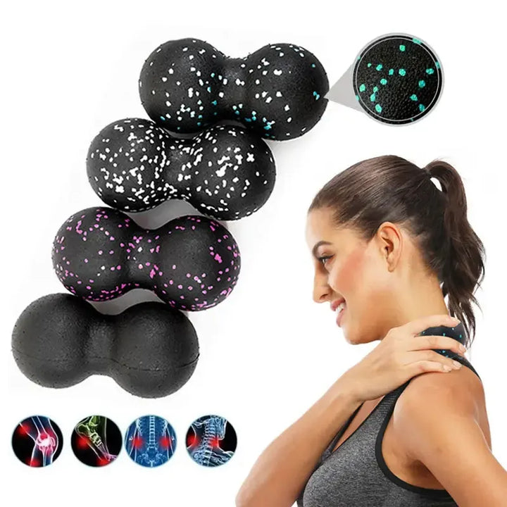 Peanut-Shaped Massage Ball – Deep Muscle Relaxation & Yoga Ball for Targeted Relief