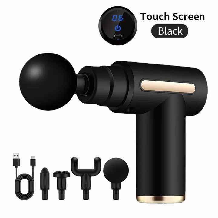 Mini Portable Fascia Massage Gun – Lightweight Deep Tissue Massager with Adjustable Speeds for Neck, Foot & Full-Body Relief