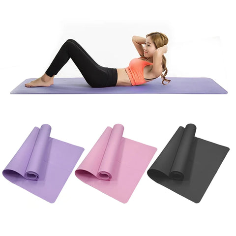 4mm Thick EVA Yoga Mat – Anti-Slip Fitness Mat for Yoga, Pilates, & Gymnastics