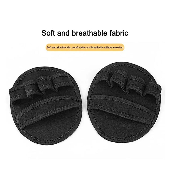 Powerlifting Gym Gloves – Breathable Weightlifting Gloves with Leather Palm Guard, Horizontal Bar Booster for Men & Women