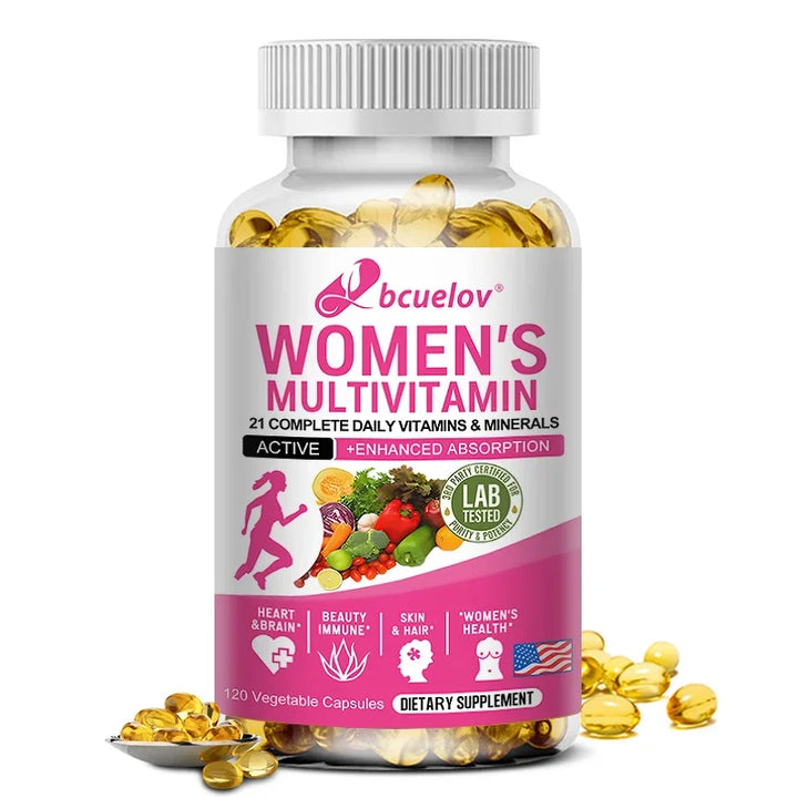 Multivitamin & Mineral Supplement – Antioxidant Support, Enhanced Nutrient Absorption, Heart & Natural Energy Support