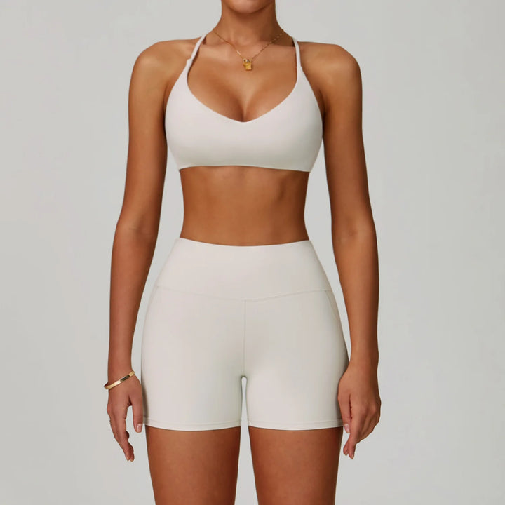 2-Piece Women's Activewear Tracksuit – Seamless Yoga Set with High-Waist Leggings for Gym & Fitness