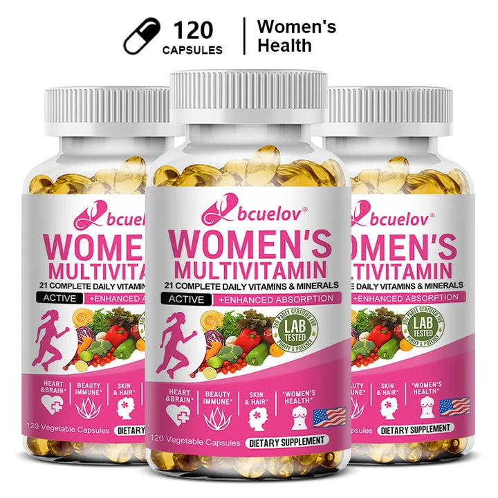 Multivitamin & Mineral Supplement – Antioxidant Support, Enhanced Nutrient Absorption, Heart & Natural Energy Support