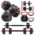 4-in-1 Adjustable Weight Dumbbell Set – Versatile Home Gym Equipment (Dumbbell, Barbell, Kettlebell) for Full Body Workout