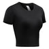 Women's Compression Shirt – Short Sleeve Athletic Yoga & Running T-Shirt, Quick-Dry Stretchy Baselayer for Gym Workouts