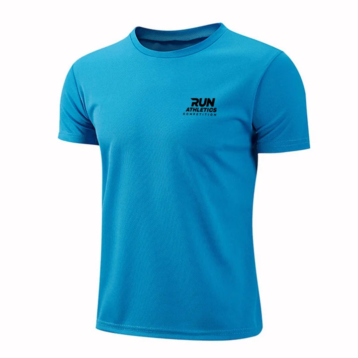 Men's Quick-Drying Sports T-Shirt – High-Quality Fitness & Running Apparel, Short Sleeve Activewear