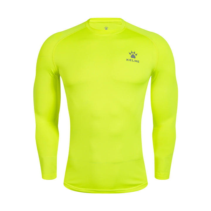 KELME Men's Compression Running Shirt – Long Sleeve Bodybuilding & Fitness Tights for Workout & Exercise