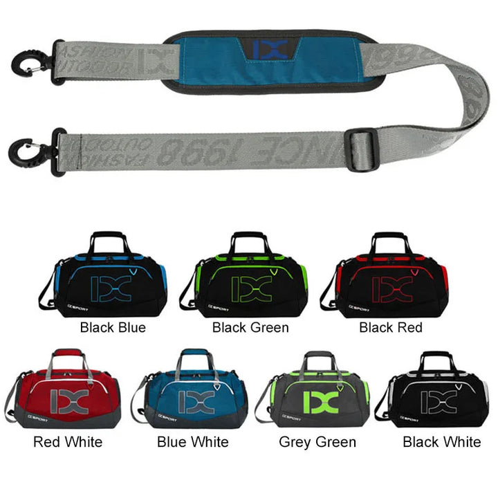 40L Large Gym Bag – Wet & Dry Fitness Training Bag for Men, Yoga, Shoes, Travel, & Swimming – Multifunctional Shoulder Handbag