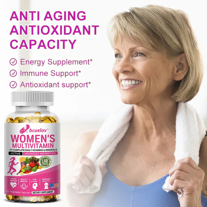 Multivitamin & Mineral Supplement – Antioxidant Support, Enhanced Nutrient Absorption, Heart & Natural Energy Support