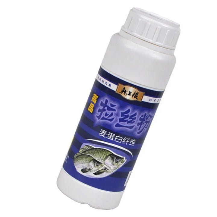 Pure Wheat Protein Wire Drawing Powder – 250g Bottled Viscosity Thick Filament Bait for Pulling & Fishing