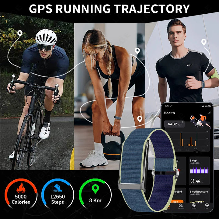 LIGE 2025 Smart Band Watch – Heart Rate & Health Monitoring Fitness Tracker, Pedometer, Sport Smartwatch for Men & Women