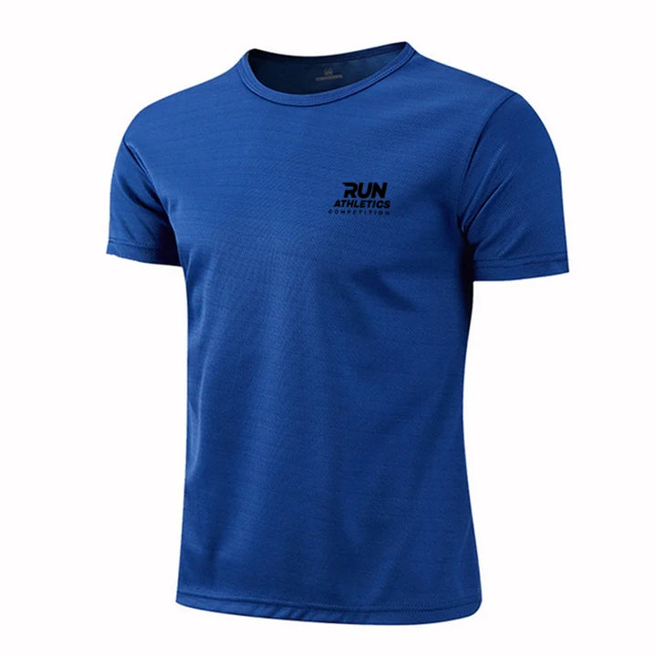 Men's Quick-Drying Sports T-Shirt – High-Quality Fitness & Running Apparel, Short Sleeve Activewear