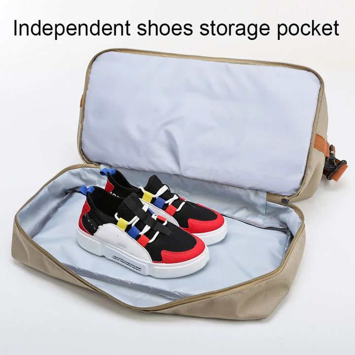 Travel Gym Bag – Portable Fitness Shoulder & Crossbody Weekender Duffle Bag for Short-Distance & Carry-On
