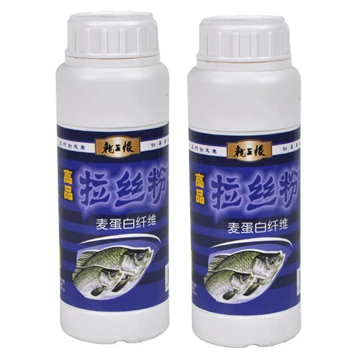 Pure Wheat Protein Wire Drawing Powder – 250g Bottled Viscosity Thick Filament Bait for Pulling & Fishing