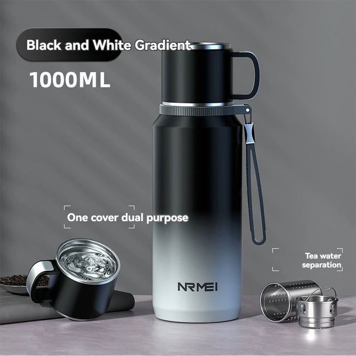 1.5L Stainless Steel Thermos Water Bottle – Vacuum Flask for Hot Coffee, Tea & Cold Drinks, Heat Preservation Tumbler