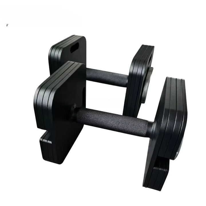 3-in-1 Adjustable Free Weight Set – Custom Color Dumbbells, Barbell & Kettlebell (Cast Iron, Square Design) for Home Gym