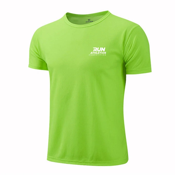 Men's Quick-Drying Sports T-Shirt – High-Quality Fitness & Running Apparel, Short Sleeve Activewear