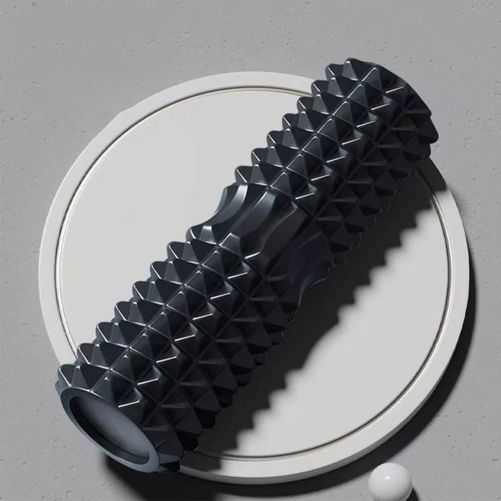 45cm Yoga Foam Roller Set – Muscle Massage Block, Pilates Yoga Column & Exercise Brick for Fitness and Flexibility