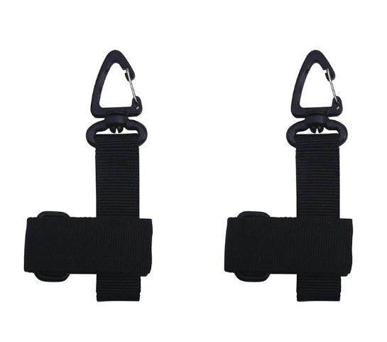 2PCS Tactical Gear Glove Holder Strap – Molle Key Ring Keychain & Nylon Gear Keeper for Outdoor Tools & Gloves