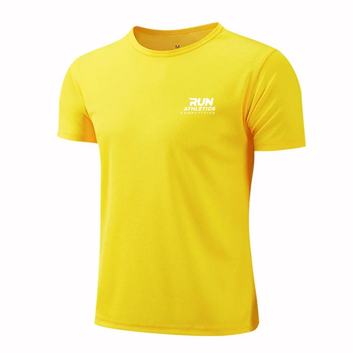 Men's Quick-Drying Sports T-Shirt – High-Quality Fitness & Running Apparel, Short Sleeve Activewear