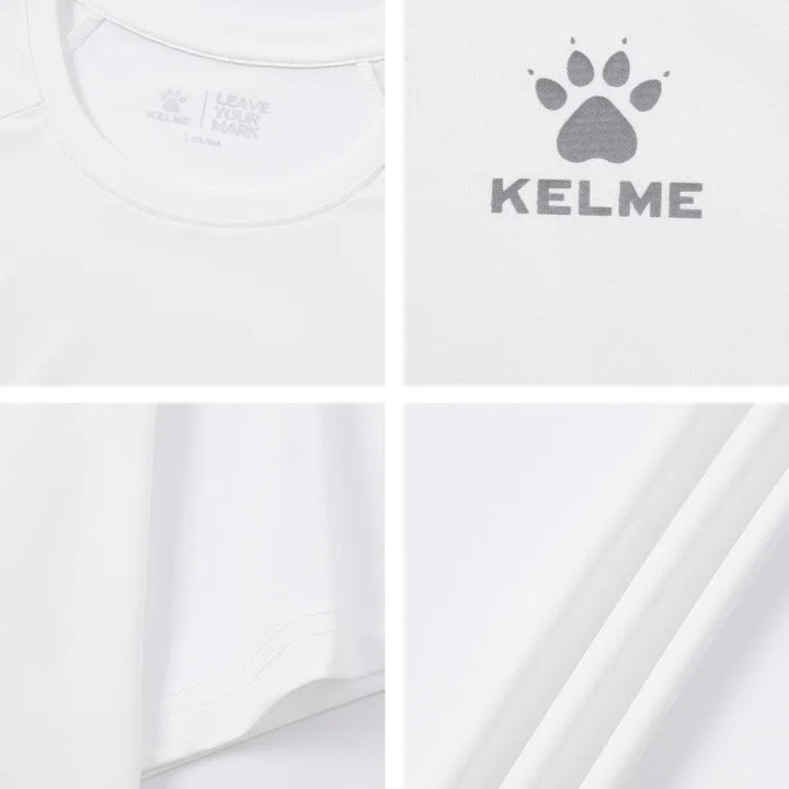 Kelme Men’s Quick-Drying Sports T-Shirt – Breathable Fitness & Running Top for Basketball, Outdoor Activities