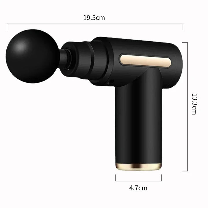 Mini Portable Fascia Massage Gun – Lightweight Deep Tissue Massager with Adjustable Speeds for Neck, Foot & Full-Body Relief