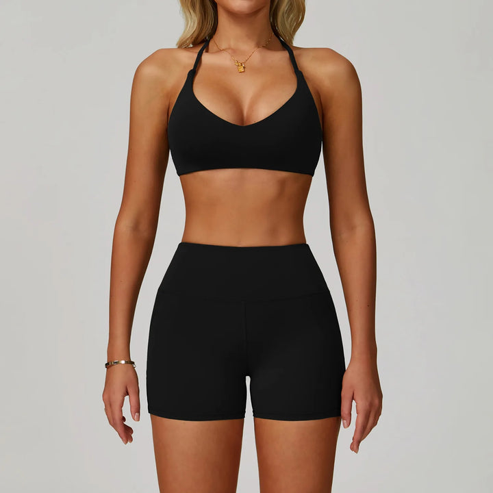 2-Piece Women's Activewear Tracksuit – Seamless Yoga Set with High-Waist Leggings for Gym & Fitness