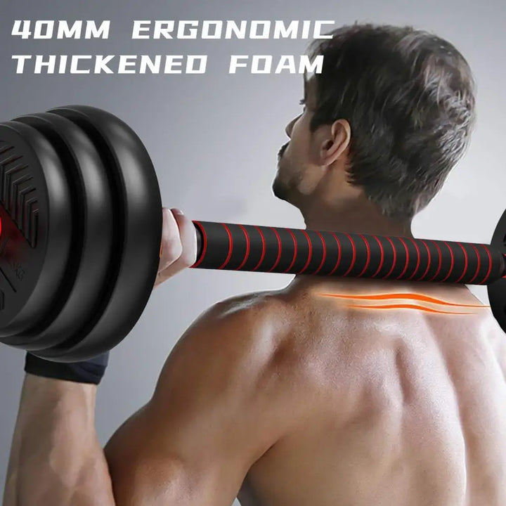 4-in-1 Adjustable Weight Dumbbell Set – Versatile Home Gym Equipment (Dumbbell, Barbell, Kettlebell) for Full Body Workout