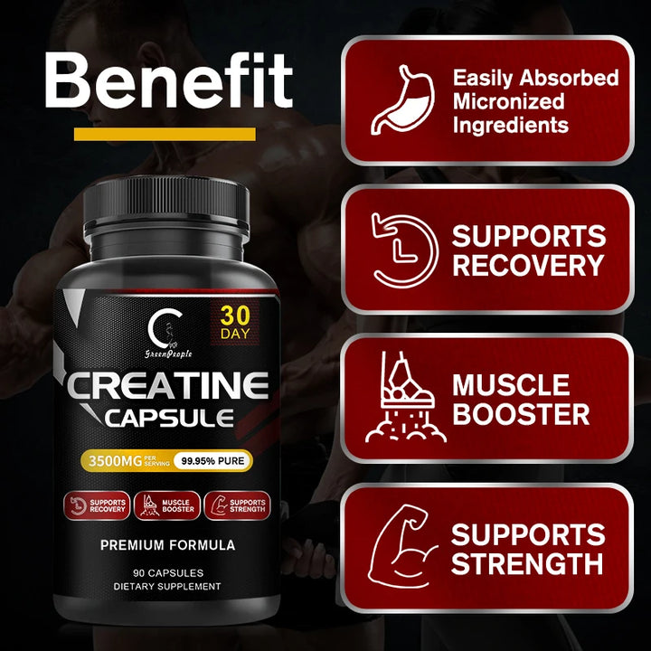 Creatine Monohydrate – Pre-Workout Supplement to Build Muscle, Boost Energy & Enhance Performance