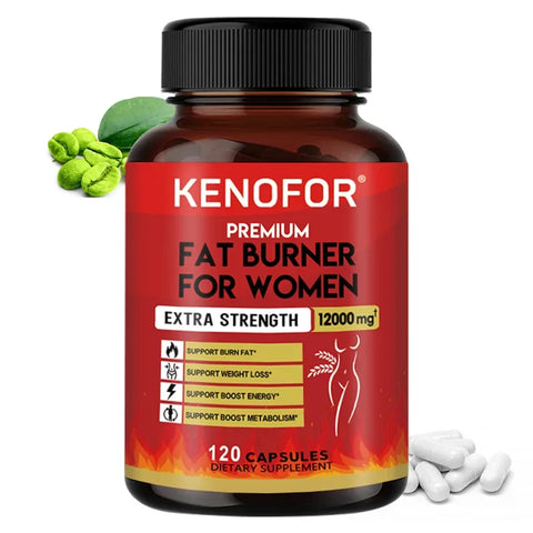 Fat Burner – 120 Capsules for Weight Management, Metabolism Boost, Bloating Relief & Blood Sugar Support