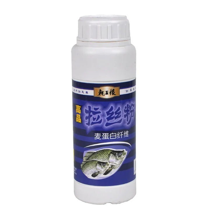 Pure Wheat Protein Wire Drawing Powder – 250g Bottled Viscosity Thick Filament Bait for Pulling & Fishing