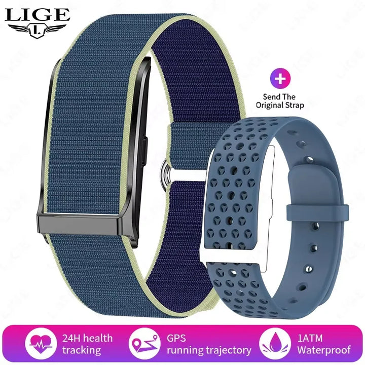 LIGE 2025 Smart Band Watch – Heart Rate & Health Monitoring Fitness Tracker, Pedometer, Sport Smartwatch for Men & Women