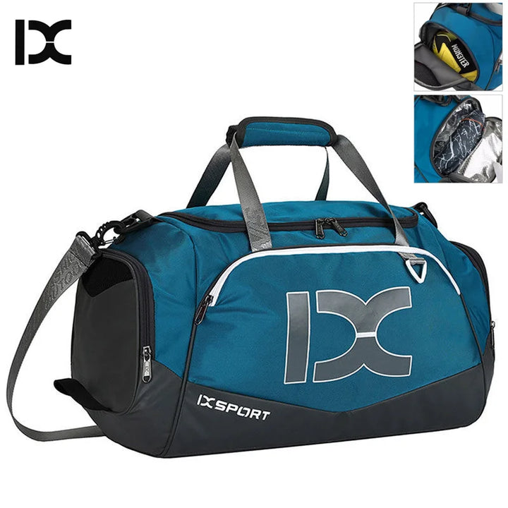 40L Large Gym Bag – Wet & Dry Fitness Training Bag for Men, Yoga, Shoes, Travel, & Swimming – Multifunctional Shoulder Handbag