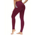 High-Waist Yoga Leggings with Pocket – Seamless Fitness Leggings, Hip-Lifting & Slimming Gym Training Pants for Women