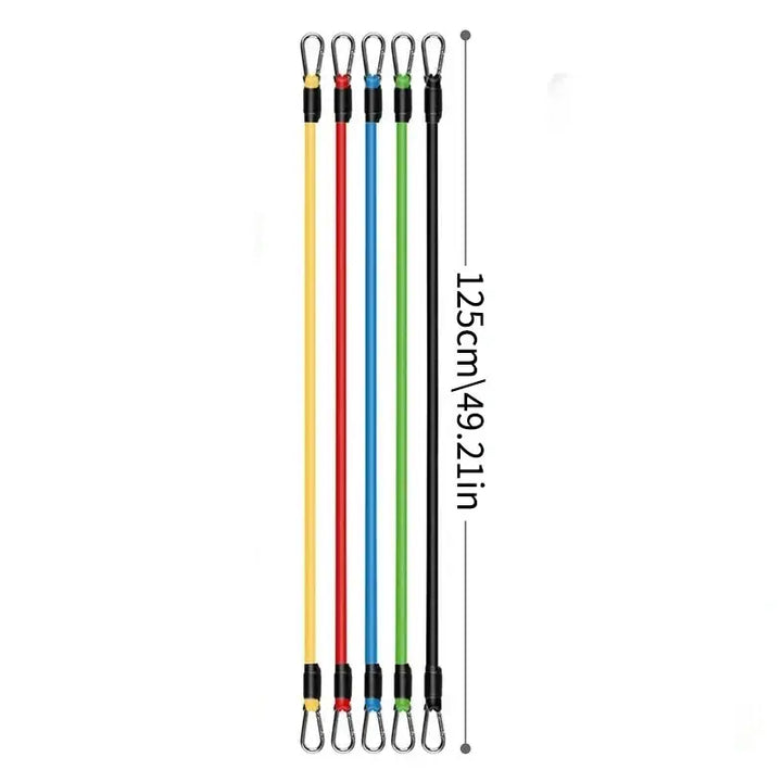 11-Piece Resistance Band Set – Full-Body TPE Workout Bands with Handles, Ankle Straps & Carry Bag