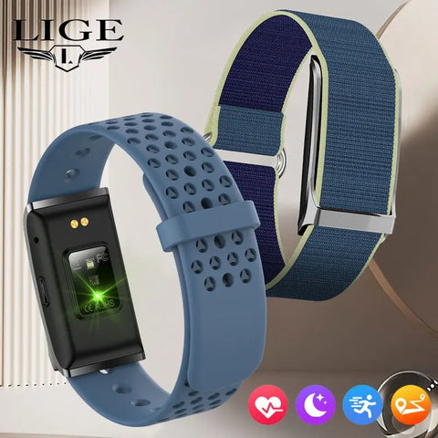 LIGE 2025 Smart Band Watch – Heart Rate & Health Monitoring Fitness Tracker, Pedometer, Sport Smartwatch for Men & Women